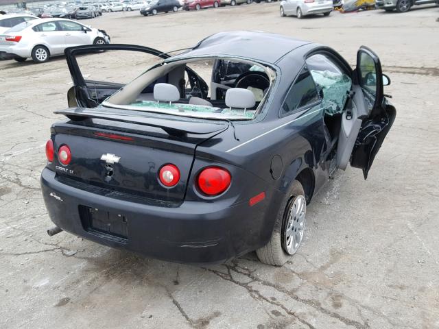 1G1AL18FX87274876 - 2008 CHEVROLET COBALT LT BLACK photo 4