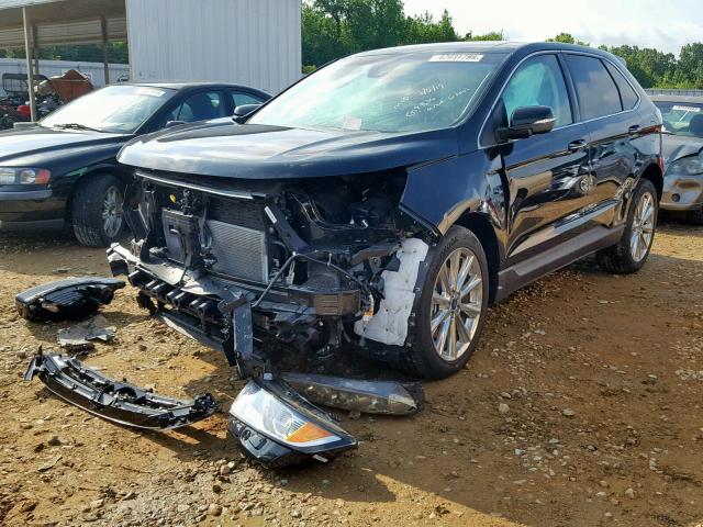 2FMPK3K8XJBC09836 - 2018 FORD EDGE TITAN BLACK photo 2