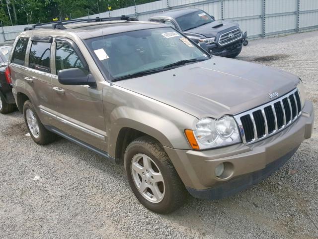 1J4HR58215C703702 - 2005 JEEP GRAND CHER TAN photo 1