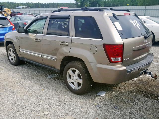 1J4HR58215C703702 - 2005 JEEP GRAND CHER TAN photo 3