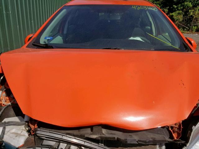 JTDKDTB30D1044487 - 2013 TOYOTA PRIUS C ORANGE photo 7