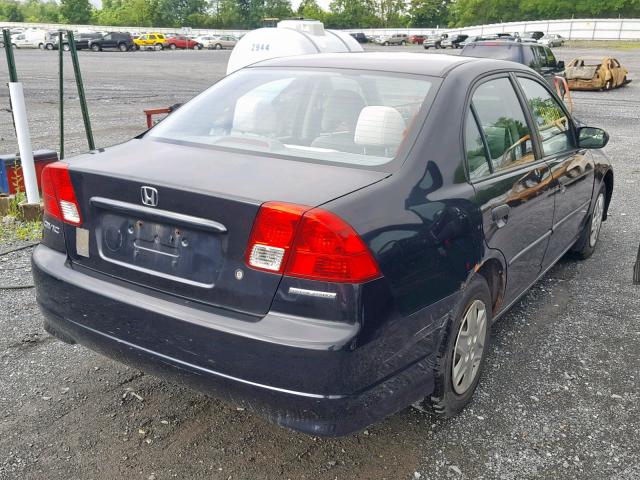 2HGES16345H041842 - 2005 HONDA CIVIC DX V BLACK photo 4