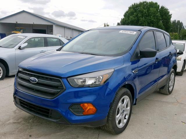 1FMCU0F73JUA49236 - 2018 FORD ESCAPE S BLUE photo 2