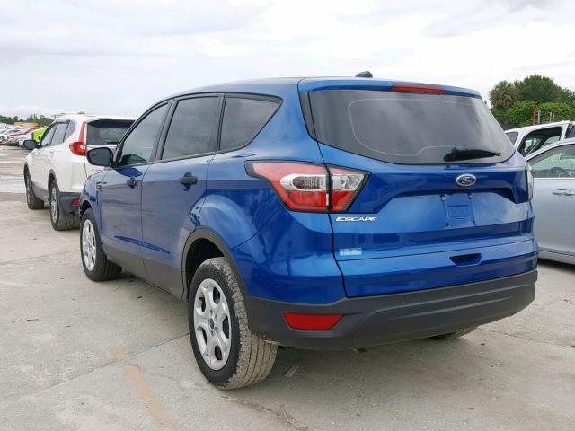 1FMCU0F73JUA49236 - 2018 FORD ESCAPE S BLUE photo 3