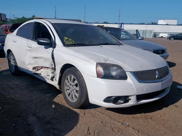 4A32B2FFXBE015036 - 2011 MITSUBISHI GALANT FE WHITE photo 1