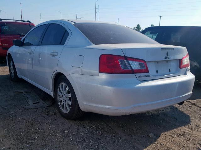 4A32B2FFXBE015036 - 2011 MITSUBISHI GALANT FE WHITE photo 3