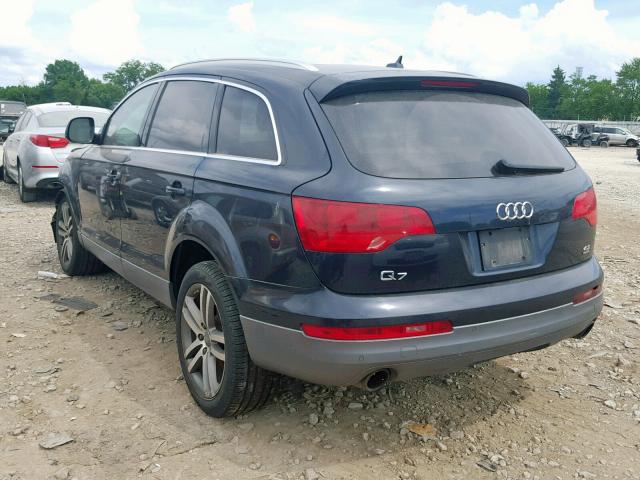 WA1BV74L68D063674 - 2008 AUDI Q7 4.2 QUA BLUE photo 3