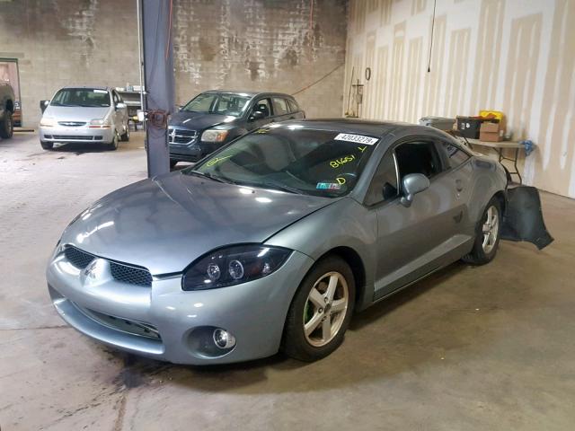 4A3AK24F77E009331 - 2007 MITSUBISHI ECLIPSE GS GRAY photo 2