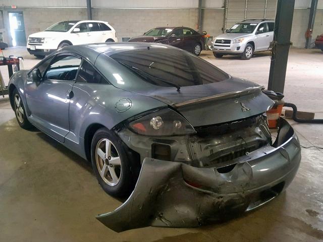 4A3AK24F77E009331 - 2007 MITSUBISHI ECLIPSE GS GRAY photo 3