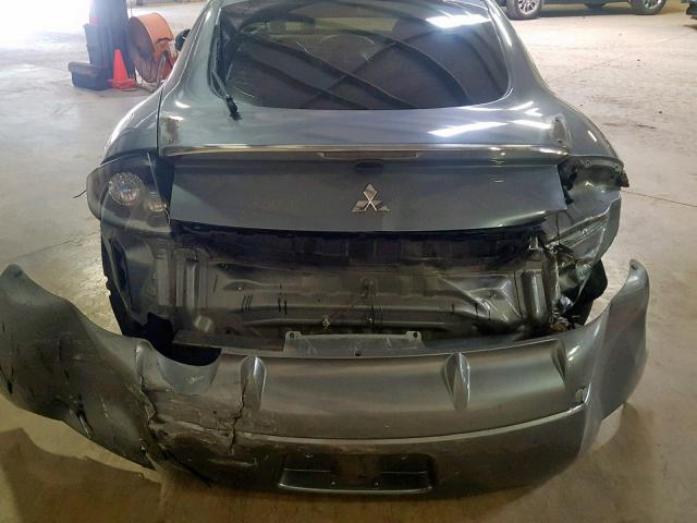 4A3AK24F77E009331 - 2007 MITSUBISHI ECLIPSE GS GRAY photo 9