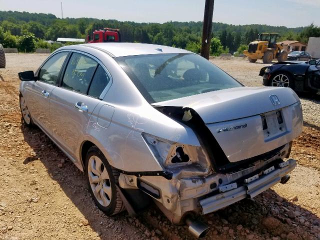 1HGCP3F8XAA023807 - 2010 HONDA ACCORD EXL SILVER photo 3