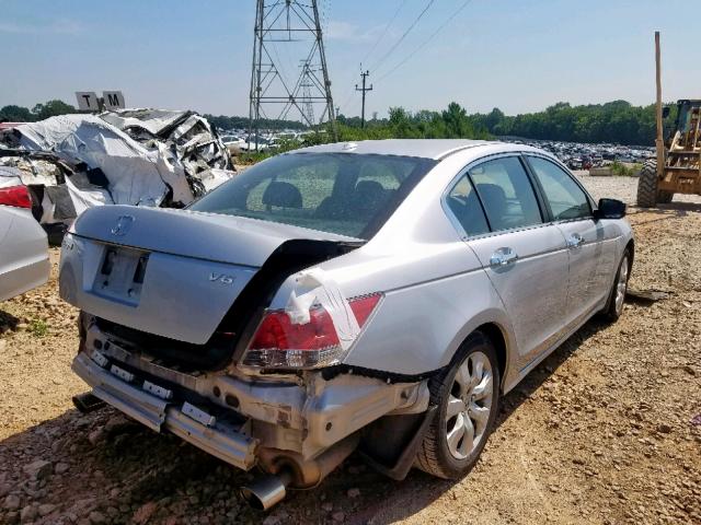 1HGCP3F8XAA023807 - 2010 HONDA ACCORD EXL SILVER photo 4