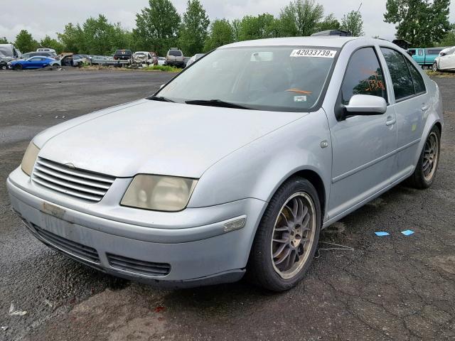 3VWSE69M93M077211 - 2003 VOLKSWAGEN JETTA GLS SILVER photo 2