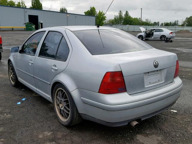 3VWSE69M93M077211 - 2003 VOLKSWAGEN JETTA GLS SILVER photo 3