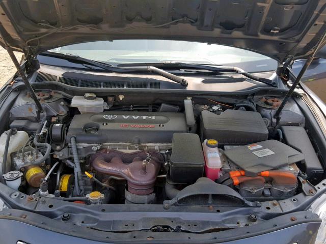 4T1BB46K19U086603 - 2009 TOYOTA CAMRY HYBR GRAY photo 7