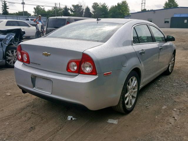 1G1ZE5E18BF330792 - 2011 CHEVROLET MALIBU LTZ 银色 照片 4