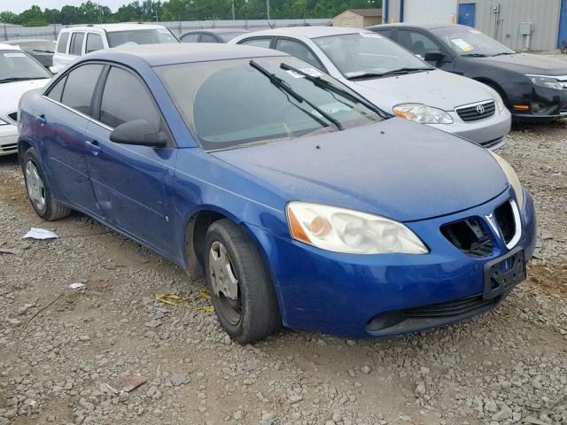 1G2ZF58BX74172035 - 2007 PONTIAC G6 VALUE L BLUE photo 1