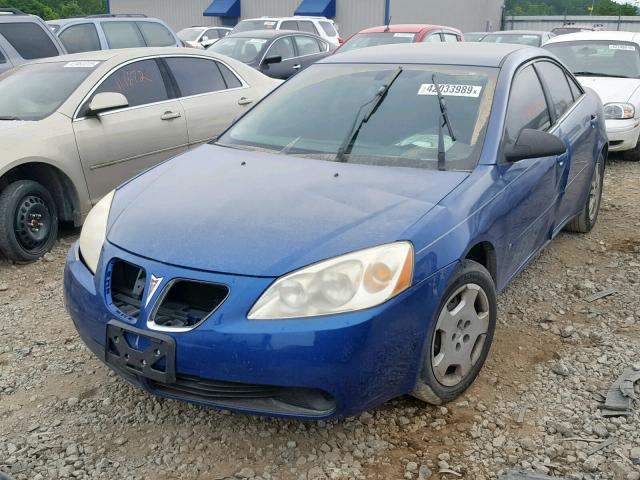 1G2ZF58BX74172035 - 2007 PONTIAC G6 VALUE L BLUE photo 2