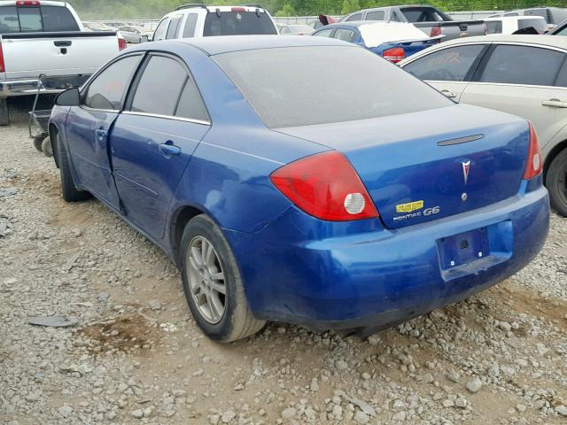 1G2ZF58BX74172035 - 2007 PONTIAC G6 VALUE L BLUE photo 3