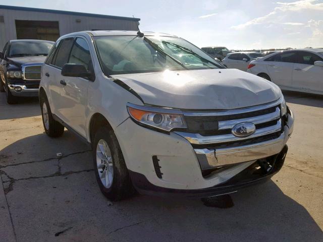 2FMDK3GC4DBC03258 - 2013 FORD EDGE SE WHITE photo 1