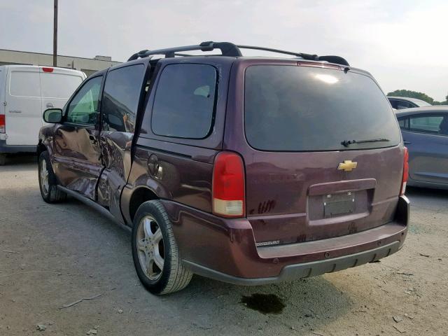 1GNDV33198D120075 - 2008 CHEVROLET UPLANDER L BURGUNDY photo 3