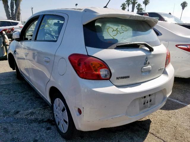 ML32A3HJ7FH054641 - 2015 MITSUBISHI MIRAGE DE WHITE photo 3