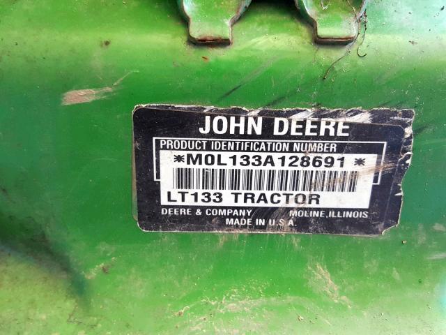 M0L133A128691 - 2000 JOHN DEERE RIDING LAW GREEN photo 10