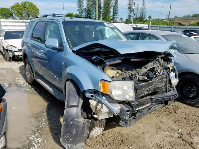 1FMCU49319KA88222 - 2009 FORD ESCAPE HYB BLUE photo 1