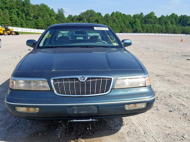 2MELM7567TX604141 - 1996 MERCURY GRAND MARQ GREEN photo 9