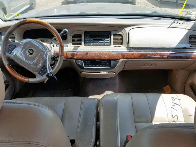 2MEHM75W74X658403 - 2004 MERCURY GRAND MARQ TAN photo 9