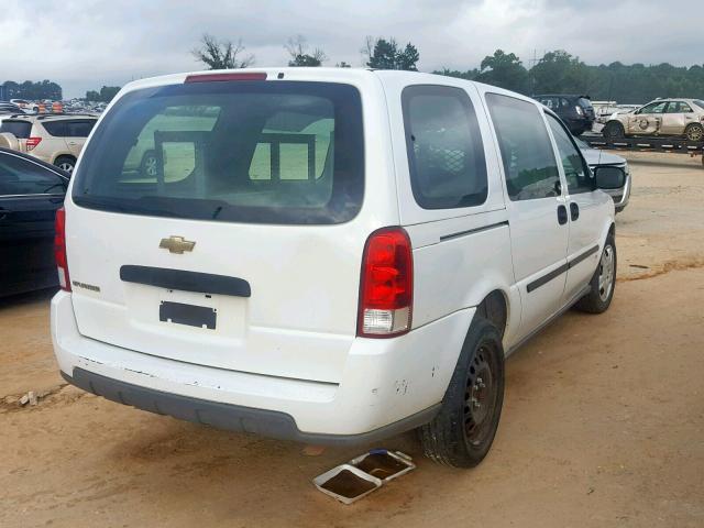1GBDV13198D161808 - 2008 CHEVROLET UPLANDER I WHITE photo 4