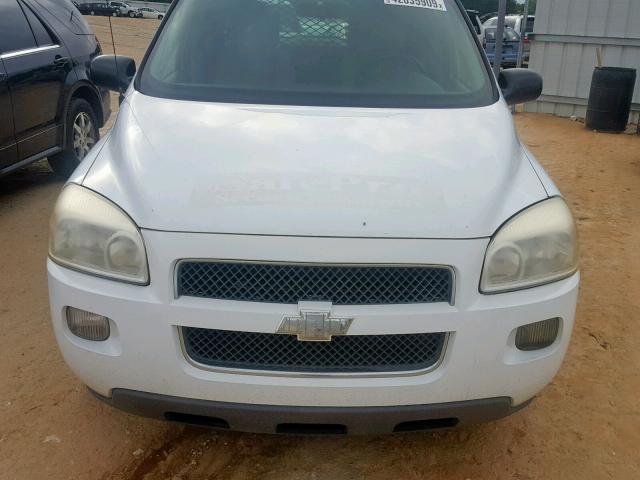 1GBDV13198D161808 - 2008 CHEVROLET UPLANDER I WHITE photo 9