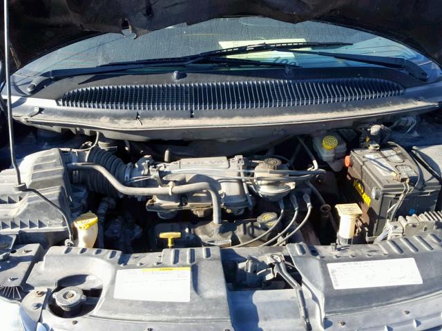 2C8GP54L33R366197 - 2003 CHRYSLER TOWN & COU BLUE photo 7