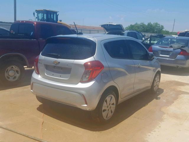 KL8CB6SA8JC432182 - 2018 CHEVROLET SPARK LS SILVER photo 4