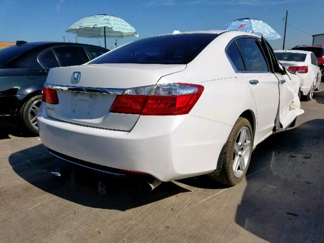 1HGCR2F86EA255072 - 2014 HONDA ACCORD EXL WHITE photo 4