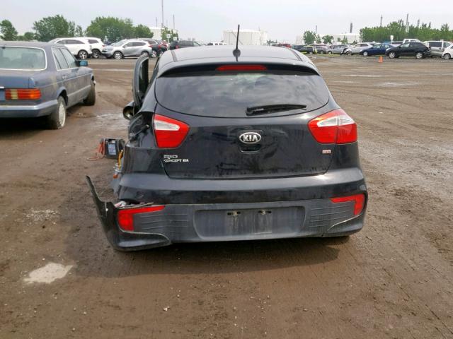 KNADM5A35G6718806 - 2016 KIA RIO LX BLACK photo 10