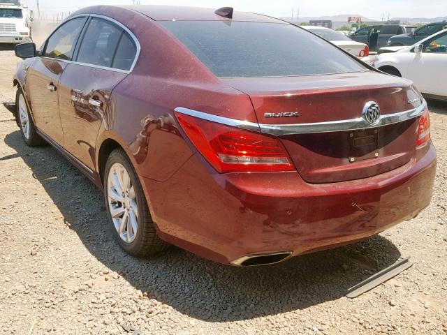 1G4GB5G32FF219856 - 2015 BUICK LACROSSE BURGUNDY photo 3