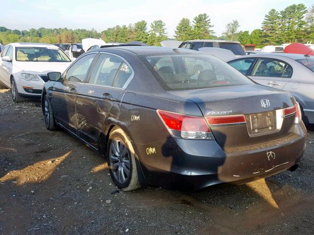 1HGCP2F81BA032486 - 2011 HONDA ACCORD EXL GRAY photo 3