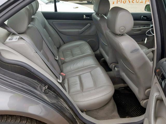 3VWSE69MX4M014880 - 2004 VOLKSWAGEN JETTA GLS GRAY photo 6