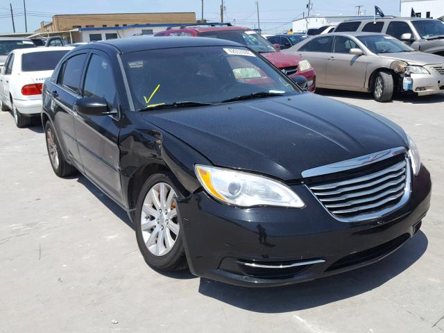 1C3CCBBB8CN248247 - 2012 CHRYSLER 200 TOURIN BLACK photo 1