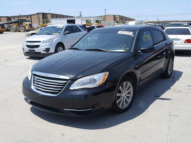 1C3CCBBB8CN248247 - 2012 CHRYSLER 200 TOURIN BLACK photo 2