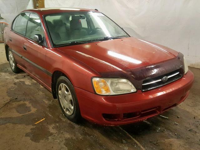 4S3BE635927202737 - 2002 SUBARU LEGACY L RED photo 1