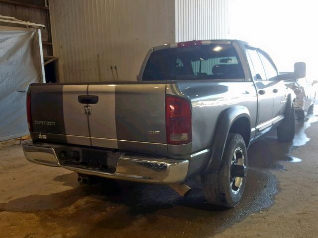 3D7KR28C66G286231 - 2006 DODGE RAM 2500 S GRAY photo 4