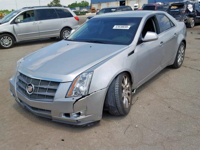 1G6DS57V680131653 - 2008 CADILLAC CTS HI FEA SILVER photo 2