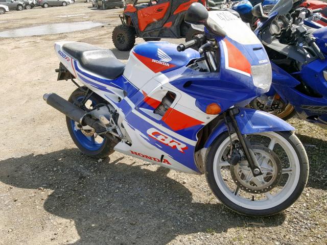 JH2PC25244PM20024 - 1993 HONDA CBR600 BLUE photo 1