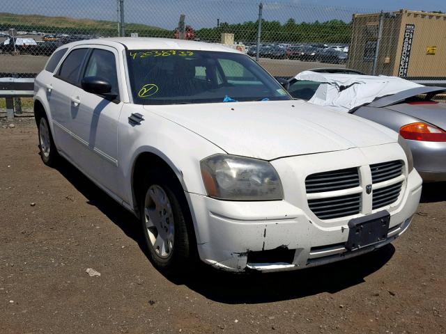 2D4FV47T27H643171 - 2007 DODGE MAGNUM SE WHITE photo 1