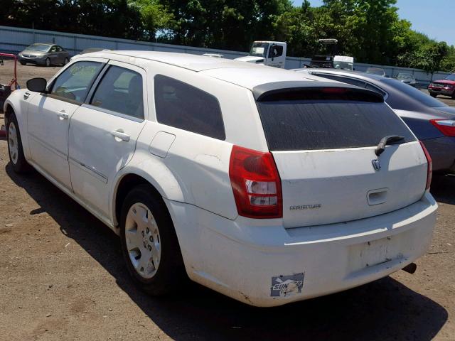 2D4FV47T27H643171 - 2007 DODGE MAGNUM SE WHITE photo 3