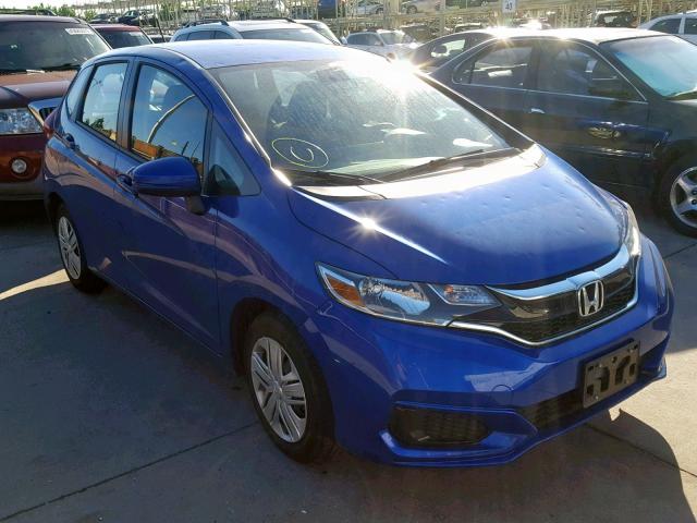 3HGGK5G40JM729839 - 2018 HONDA FIT LX BLUE photo 1