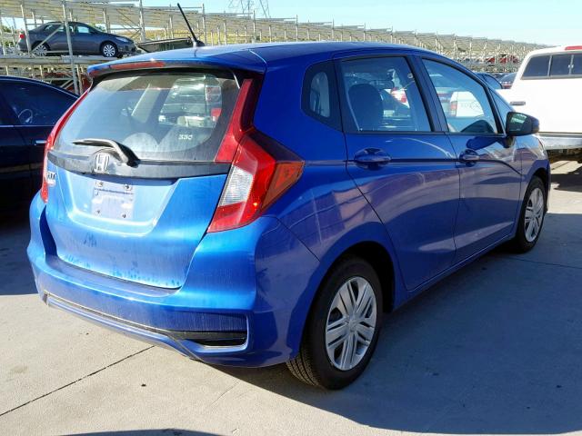 3HGGK5G40JM729839 - 2018 HONDA FIT LX BLUE photo 4