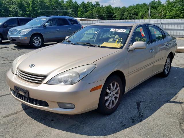 JTHBF30G720035075 - 2002 LEXUS ES 300 BEIGE photo 2